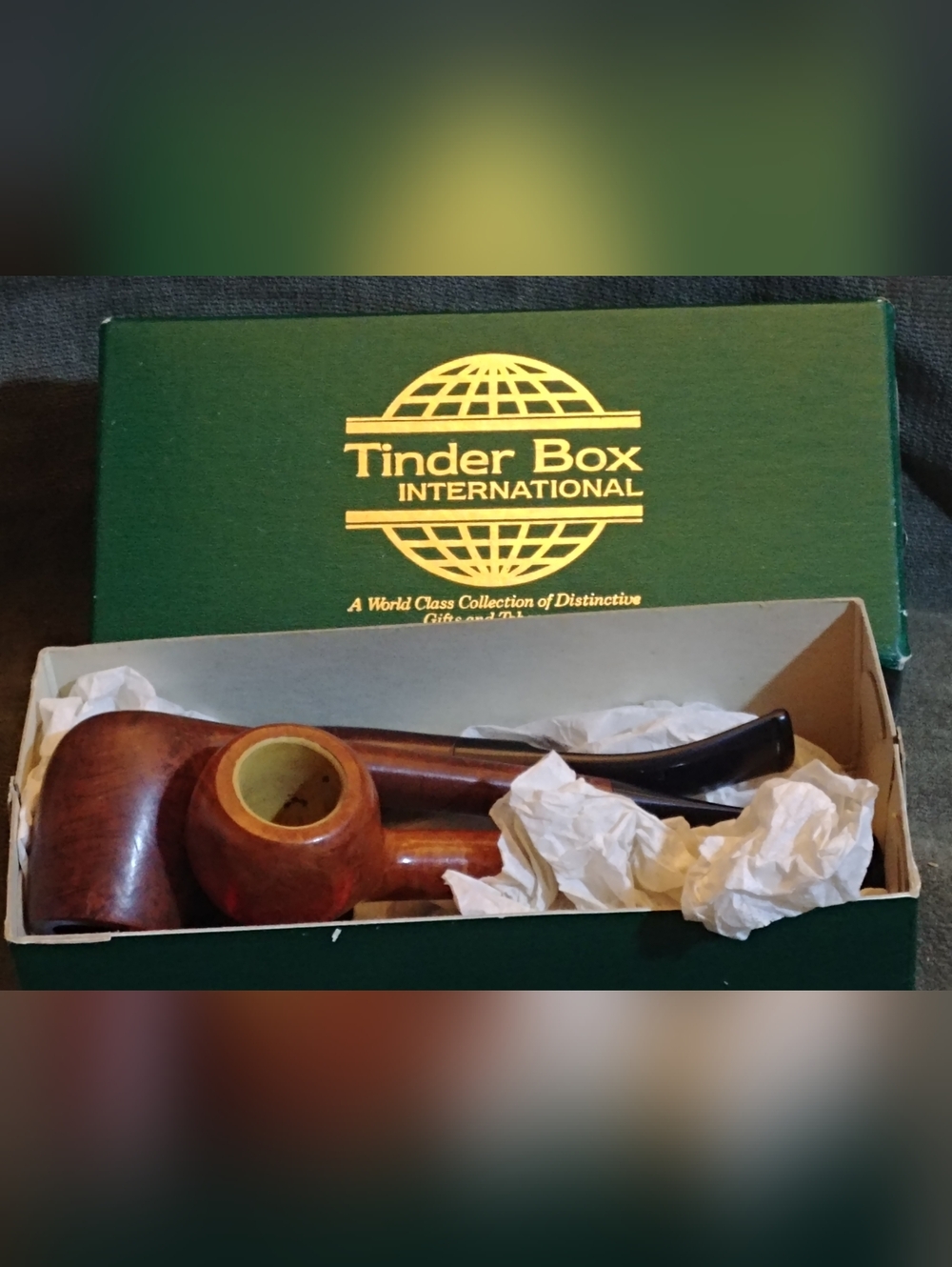 Tinder Box International Green Gift Box with Three Pipes - Picture 5 of 7